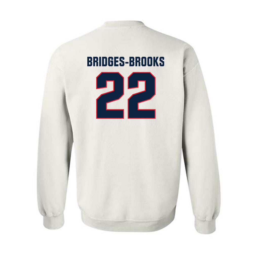 UConn - NCAA Football : Axavier Bridges-Brooks - Classic Shersey Crewneck Sweatshirt-1