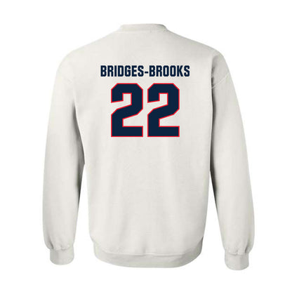 UConn - NCAA Football : Axavier Bridges-Brooks - Classic Shersey Crewneck Sweatshirt-1