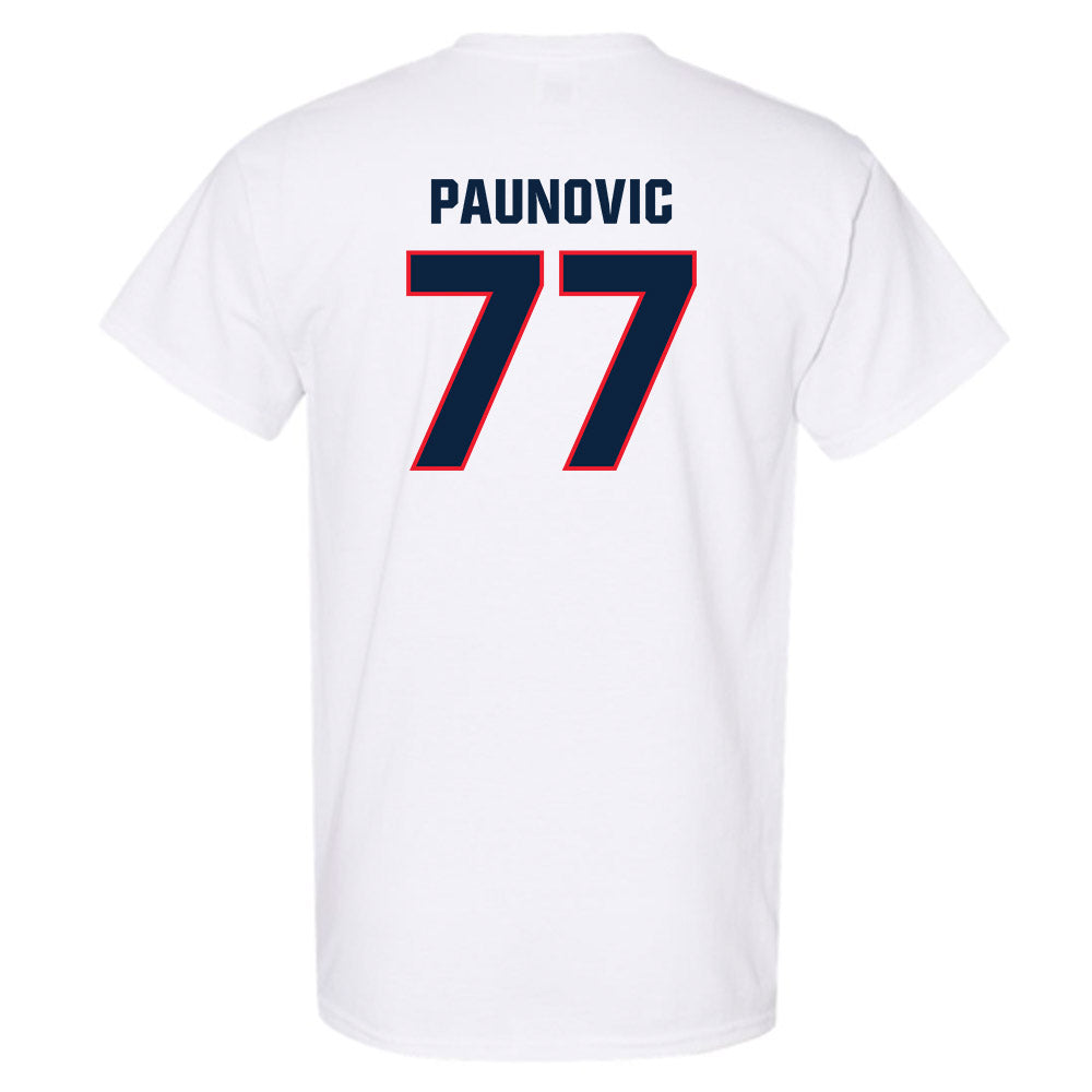 UConn - NCAA Men's Basketball : Uros Paunovic - Classic Shersey T-Shirt-1