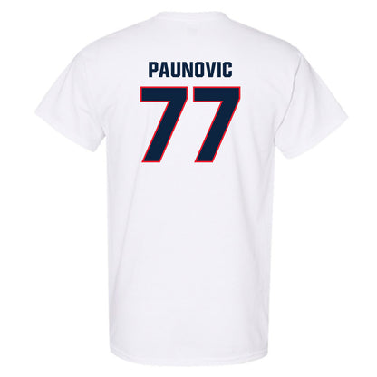 UConn - NCAA Men's Basketball : Uros Paunovic - Classic Shersey T-Shirt-1