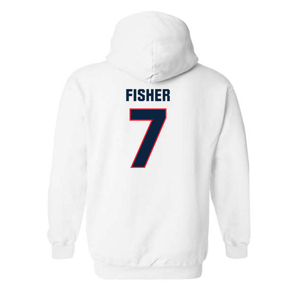 UConn - NCAA Women's Basketball : Kelis Fisher - Classic Shersey Hooded Sweatshirt-1