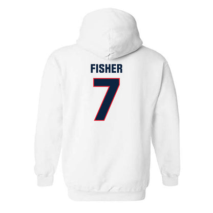 UConn - NCAA Women's Basketball : Kelis Fisher - Classic Shersey Hooded Sweatshirt-1