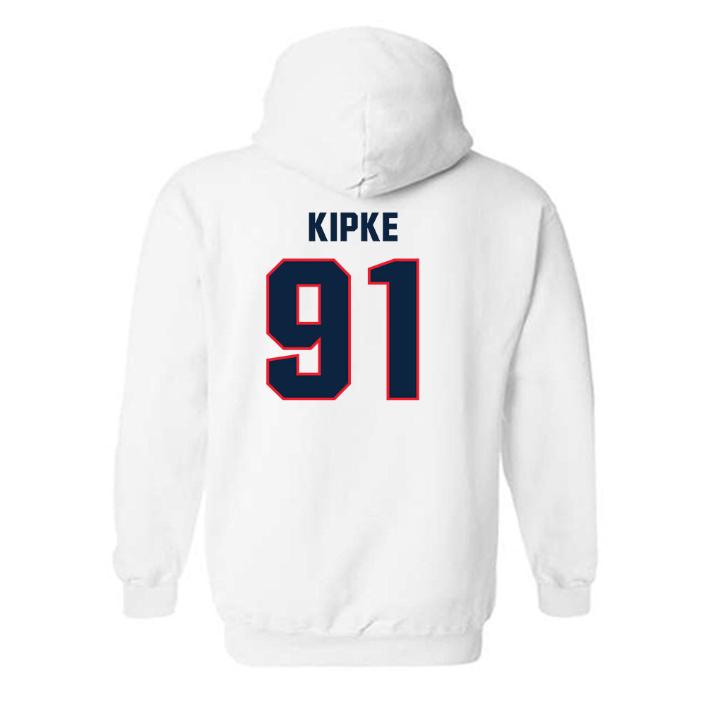 UConn - NCAA Football : Mateo Kipke - Classic Shersey Hooded Sweatshirt-1