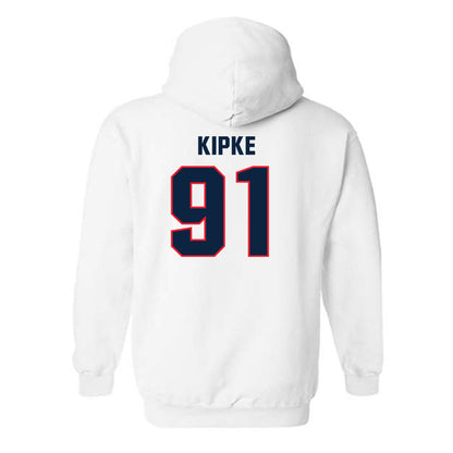 UConn - NCAA Football : Mateo Kipke - Classic Shersey Hooded Sweatshirt-1