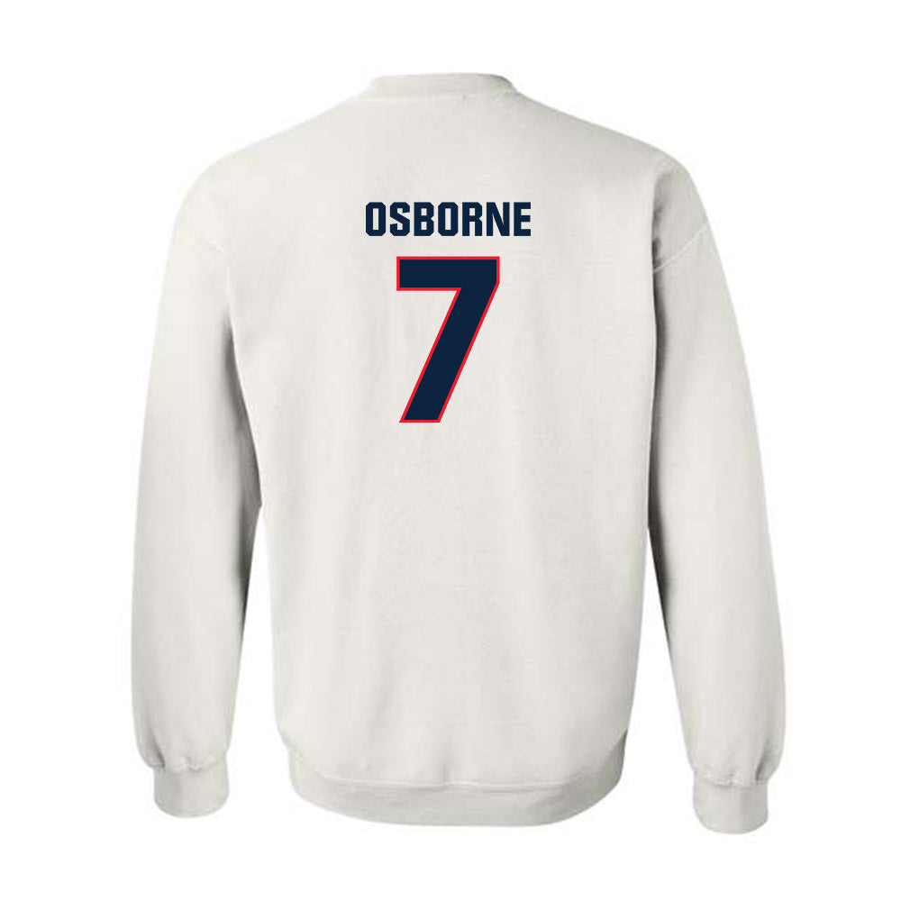UConn - NCAA Football : Kalieb Osborne - Classic Shersey Crewneck Sweatshirt-1