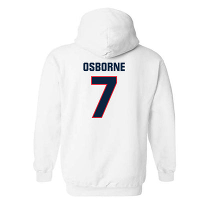 UConn - NCAA Football : Kalieb Osborne - Classic Shersey Hooded Sweatshirt-1