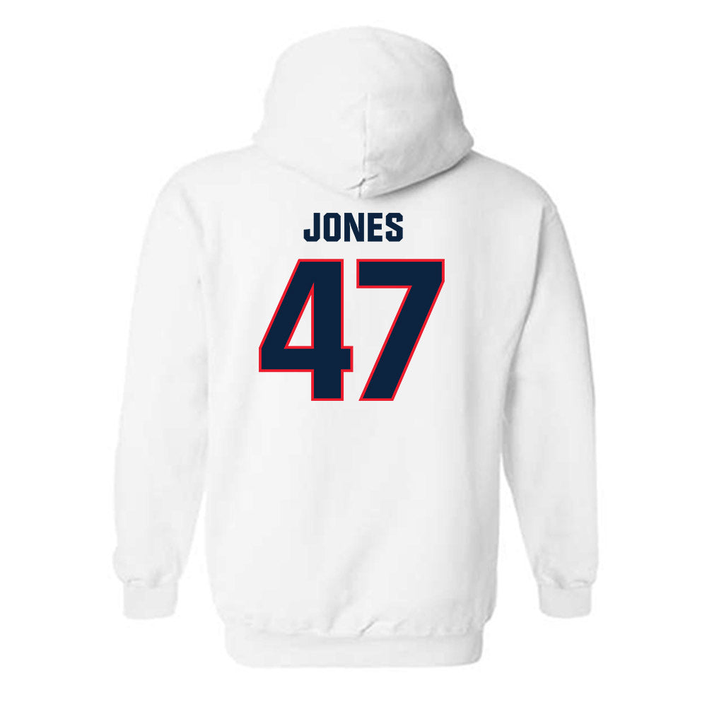 UConn - NCAA Football : Jayden Jones - Classic Shersey Hooded Sweatshirt-1