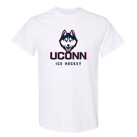 UConn - NCAA Men's Ice Hockey : Carlin Dezainde - Classic Shersey T-Shirt-0