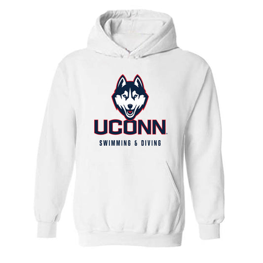 UConn - NCAA Women's Swimming & Diving : Mia Hatzis - Classic Shersey Hooded Sweatshirt-0
