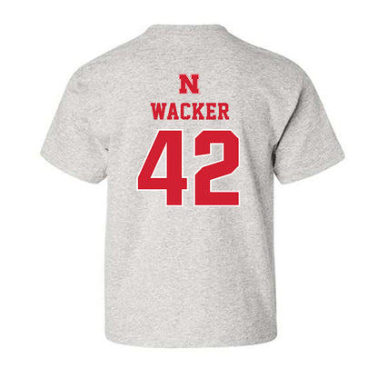 Nebraska - NCAA Football : Derek Wacker - Classic Shersey Youth T-Shirt-1