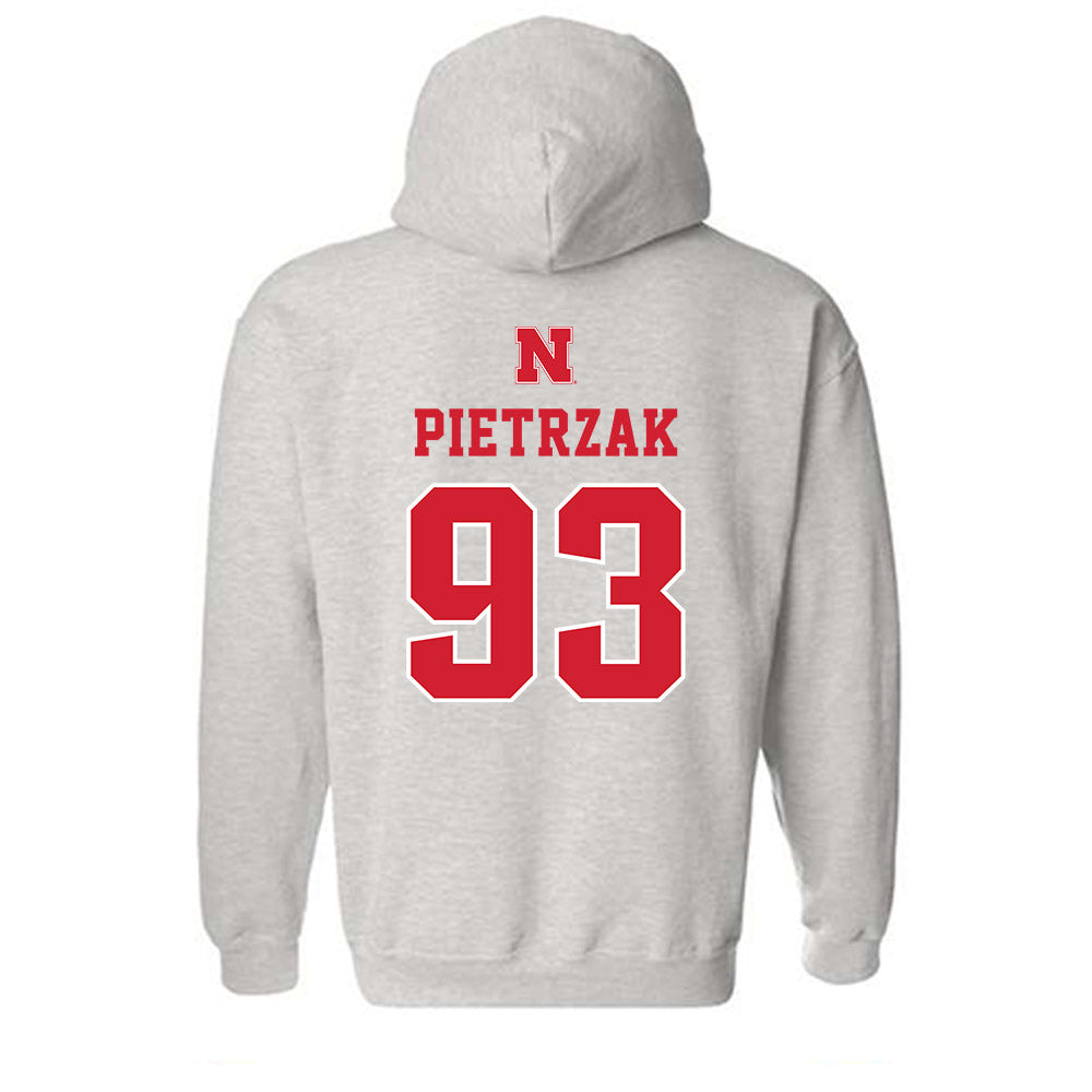 Nebraska - NCAA Football : Kade Pietrzak - Classic Shersey Hooded Sweatshirt-1