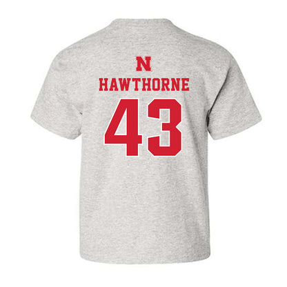 Nebraska - NCAA Football : Will Hawthorne - Classic Shersey Youth T-Shirt-1