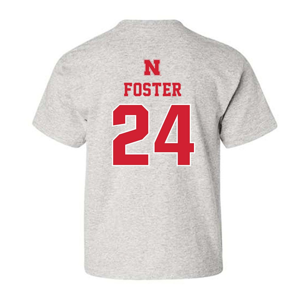 Nebraska - NCAA Football : Dexter Foster - Classic Shersey Youth T-Shirt-1