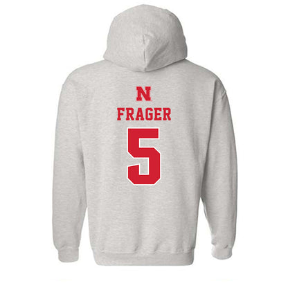 Nebraska - NCAA Men's Basketball : Braden Frager - Classic Shersey Hooded Sweatshirt-1
