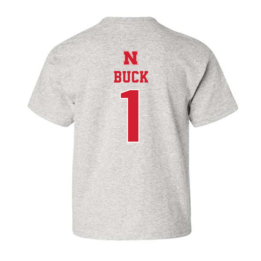 Nebraska - NCAA Baseball : Jett Buck - Classic Shersey Youth T-Shirt-1
