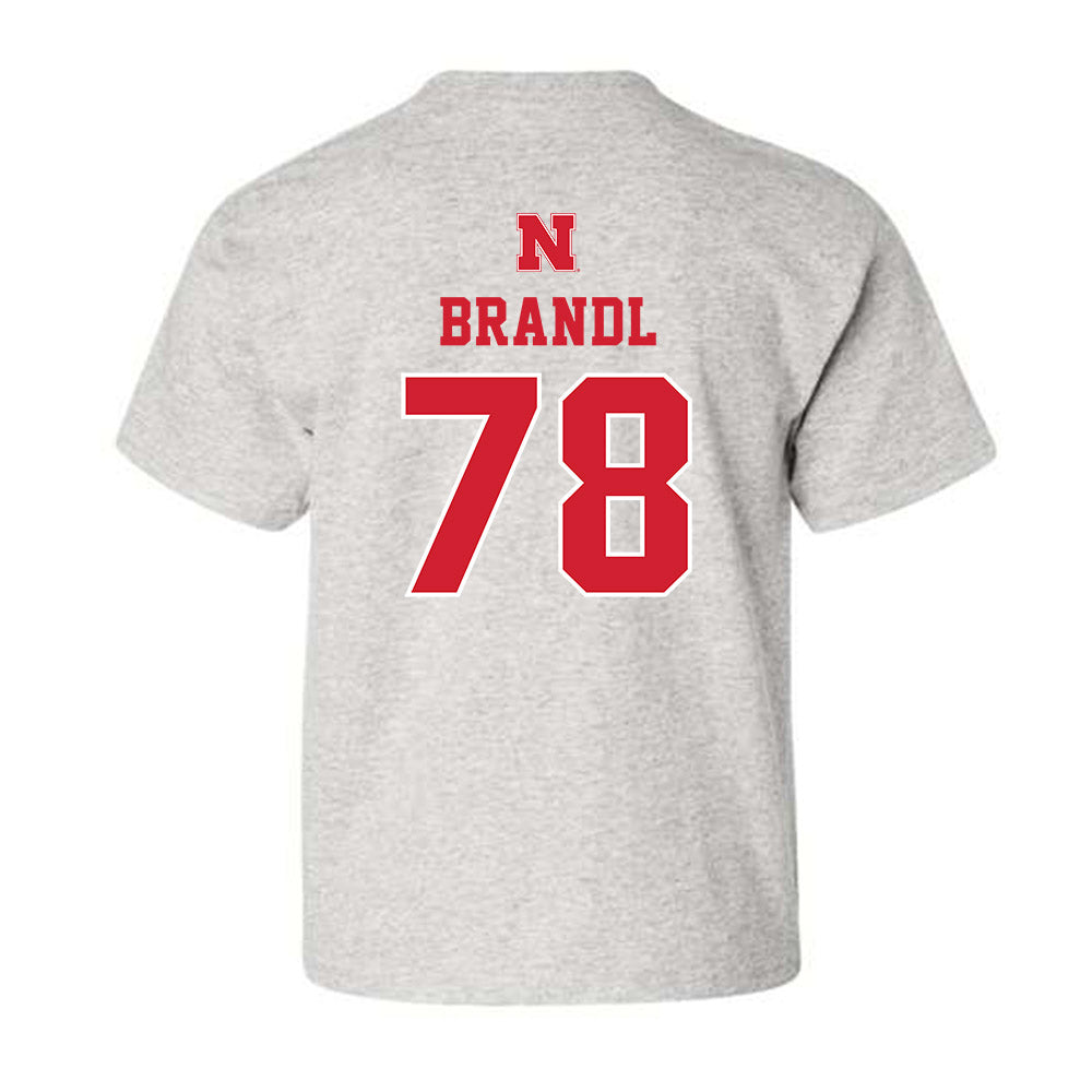 Nebraska - NCAA Football : Jacob Brandl - Youth T-Shirt