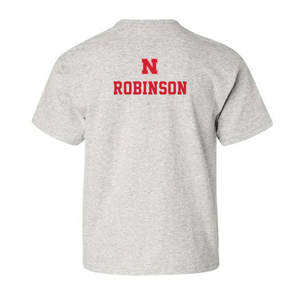 Nebraska - NCAA Wrestling : Vincent Robinson - Classic Shersey Youth T-Shirt-1