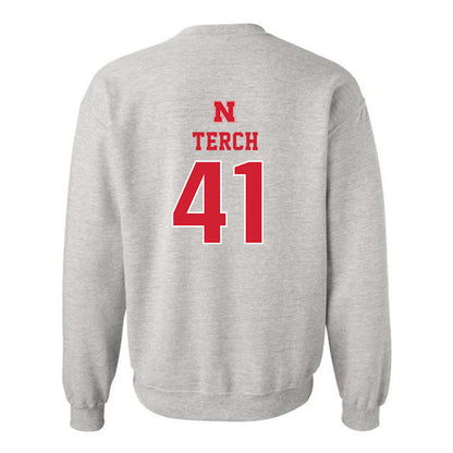 Nebraska - NCAA Football : Tanner Terch - Classic Shersey Crewneck Sweatshirt-1