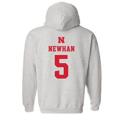 Nebraska - NCAA Baseball : Nico Newhan - Classic Shersey Hooded Sweatshirt-1