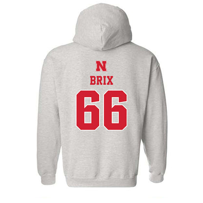 Nebraska - NCAA Football : Grant Brix - Classic Shersey Hooded Sweatshirt-1