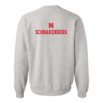 Nebraska - NCAA Men's Track & Field : Seth Schnakenberg - Classic Shersey Crewneck Sweatshirt-1