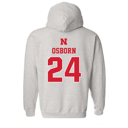Nebraska - NCAA Women's Soccer : Madison Osborn - Classic Shersey Hooded Sweatshirt-1