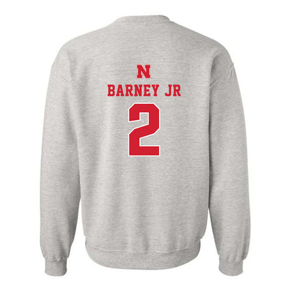 Nebraska - NCAA Football : Jacory Barney Jr - Classic Shersey Crewneck Sweatshirt-1