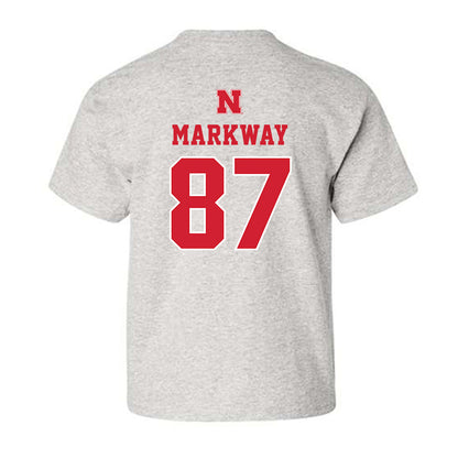 Nebraska - NCAA Football : Mac Markway - Classic Shersey Youth T-Shirt-1