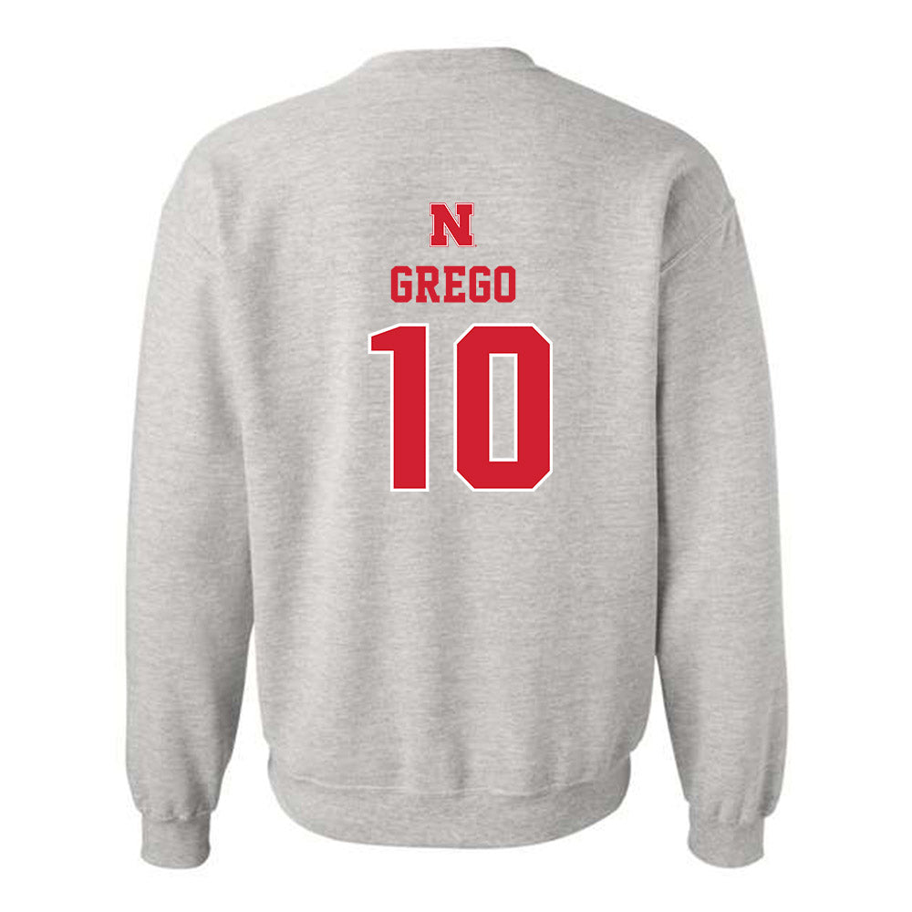 Nebraska - NCAA Baseball : Drew Grego - Classic Shersey Crewneck Sweatshirt-1