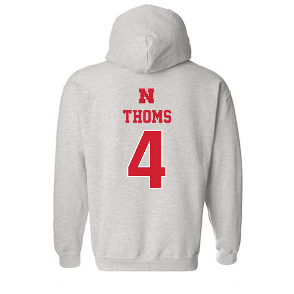 Nebraska - NCAA Softball : Malia Thoms - Hooded Sweatshirt