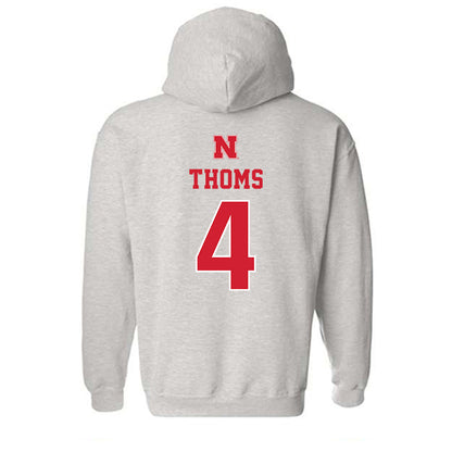 Nebraska - NCAA Softball : Malia Thoms - Hooded Sweatshirt