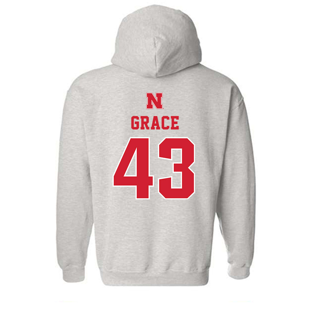 Nebraska - NCAA Baseball : Cooper Grace - Classic Shersey Hooded Sweatshirt-1