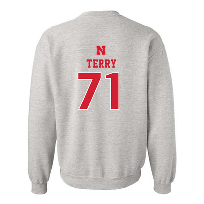Nebraska - NCAA Football : Tyson Terry - Classic Shersey Crewneck Sweatshirt-1