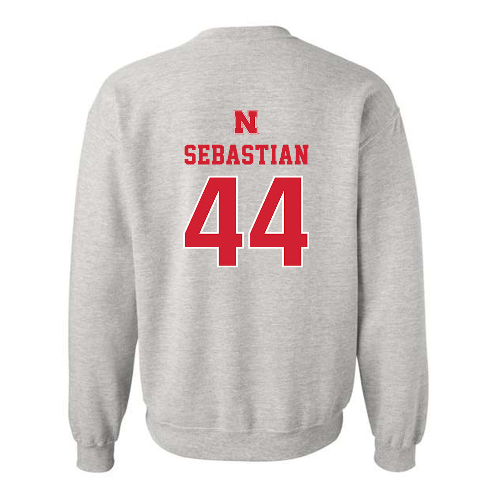 Nebraska - NCAA Baseball : Blake Sebastian - Classic Shersey Crewneck Sweatshirt-1