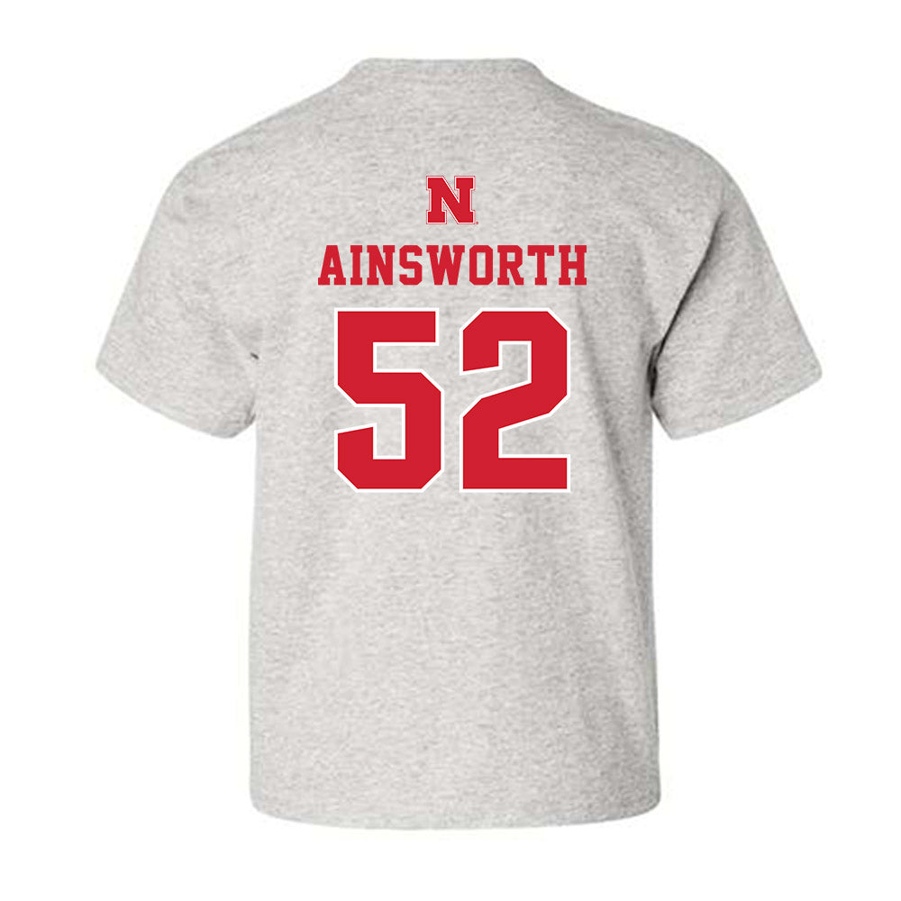 Nebraska - NCAA Football : Hayden Ainsworth - Classic Shersey Youth T-Shirt-1
