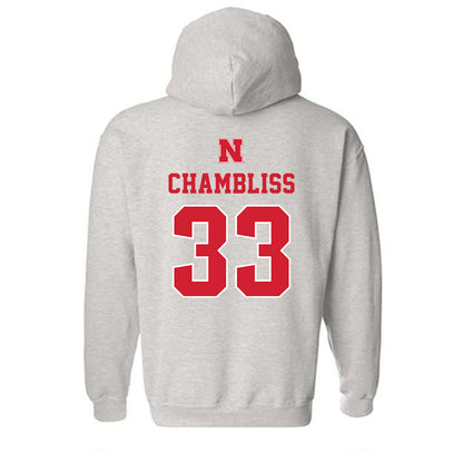 Nebraska - NCAA Football : Owen Chambliss - Classic Shersey Hooded Sweatshirt-1