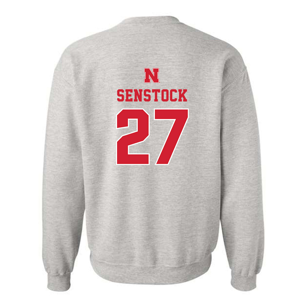 Nebraska - NCAA Baseball : Joey Senstock - Classic Shersey Crewneck Sweatshirt-1