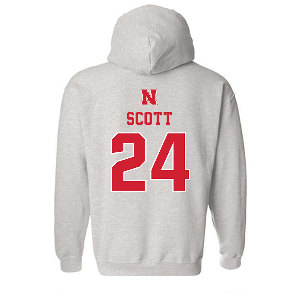 Nebraska - NCAA Football : Nalin Scott - Classic Shersey Hooded Sweatshirt-1