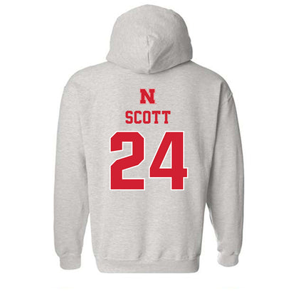 Nebraska - NCAA Football : Nalin Scott - Classic Shersey Hooded Sweatshirt-1