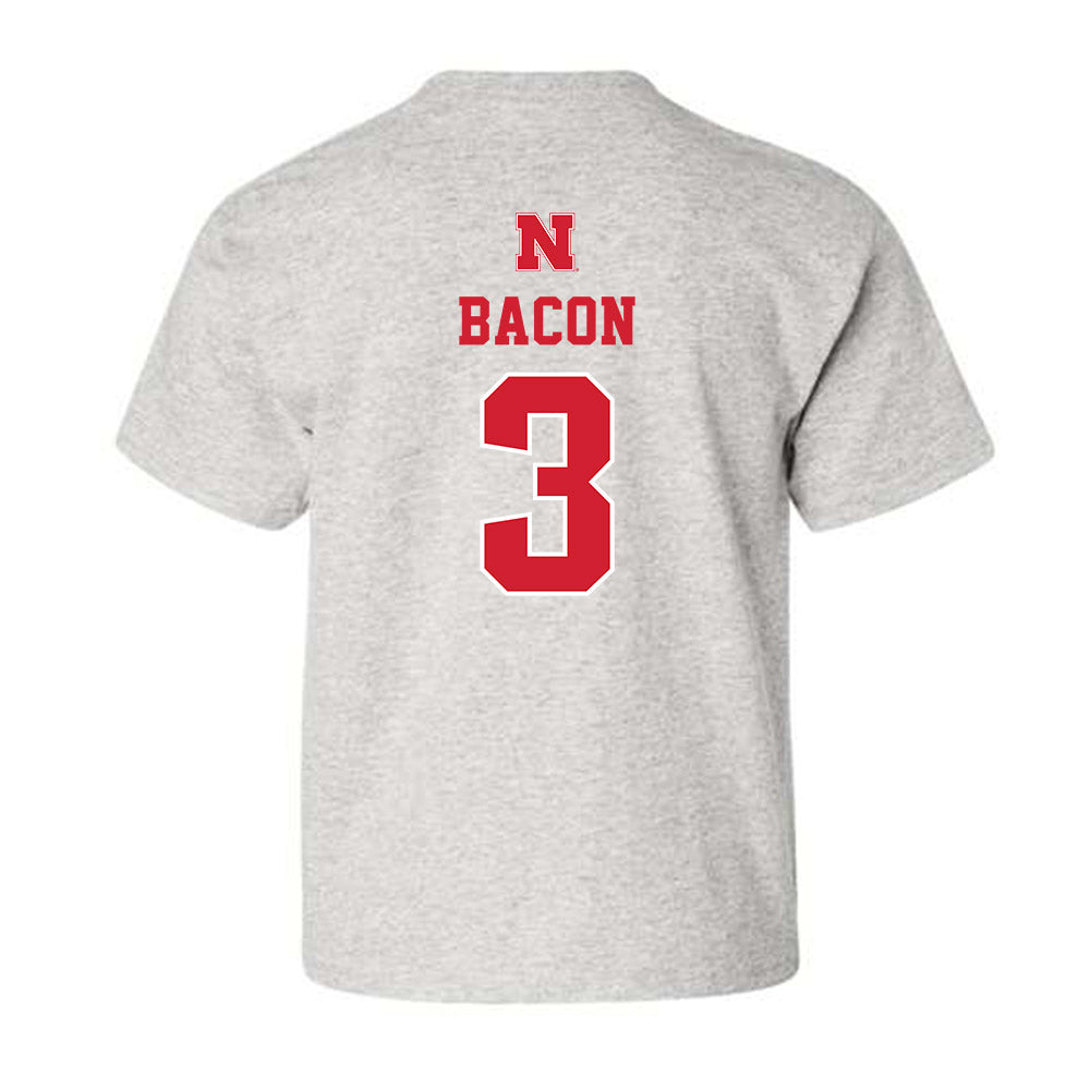 Nebraska - NCAA Softball : Bella Bacon - Youth T-Shirt