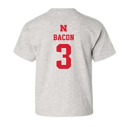 Nebraska - NCAA Softball : Bella Bacon - Youth T-Shirt