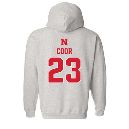 Nebraska - NCAA Softball : Hannah Coor - Classic Shersey Hooded Sweatshirt-1