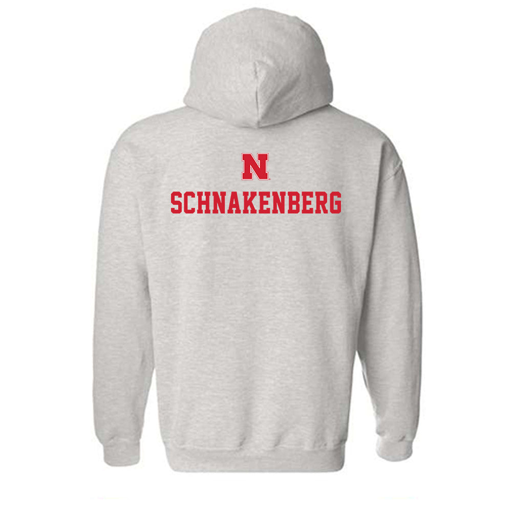 Nebraska - NCAA Men's Track & Field : Seth Schnakenberg - Classic Shersey Hooded Sweatshirt-1