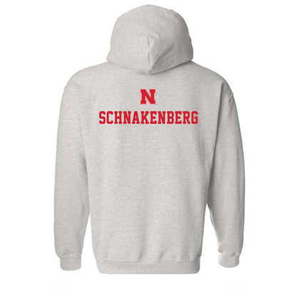 Nebraska - NCAA Men's Track & Field : Seth Schnakenberg - Classic Shersey Hooded Sweatshirt-1