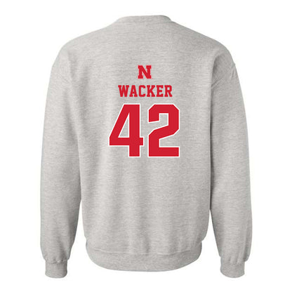 Nebraska - NCAA Football : Derek Wacker - Classic Shersey Crewneck Sweatshirt-1