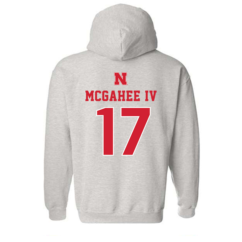 Nebraska - NCAA Football : Willis Mcgahee Iv - Classic Shersey Hooded Sweatshirt-1