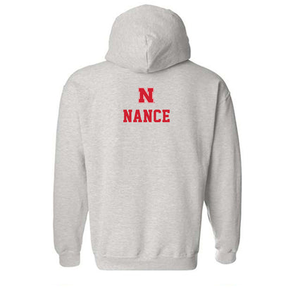 Nebraska - NCAA Baseball : Ashton Nance - Classic Shersey Hooded Sweatshirt-1