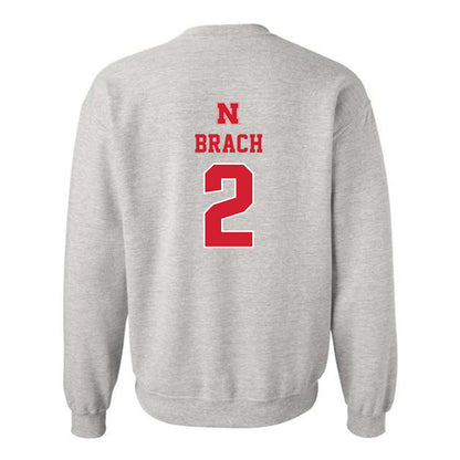 Nebraska - NCAA Women's Soccer : Mila Brach - Classic Shersey Crewneck Sweatshirt-1