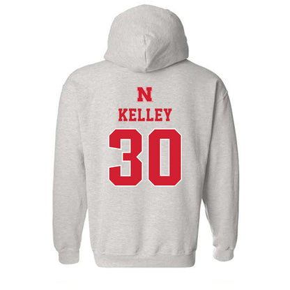 Nebraska - NCAA Baseball : Carter Kelley - Classic Shersey Hooded Sweatshirt-1
