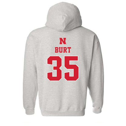Nebraska - NCAA Men's Basketball : Henry Burt - Classic Shersey Hooded Sweatshirt-1